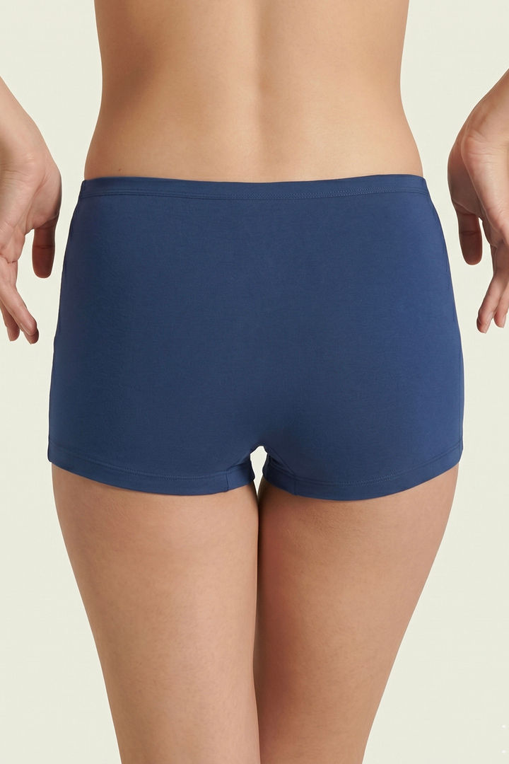 Zivame Medium Rise Full Coverage Boyshorts (Pack of 2) - Multicolor — image 8